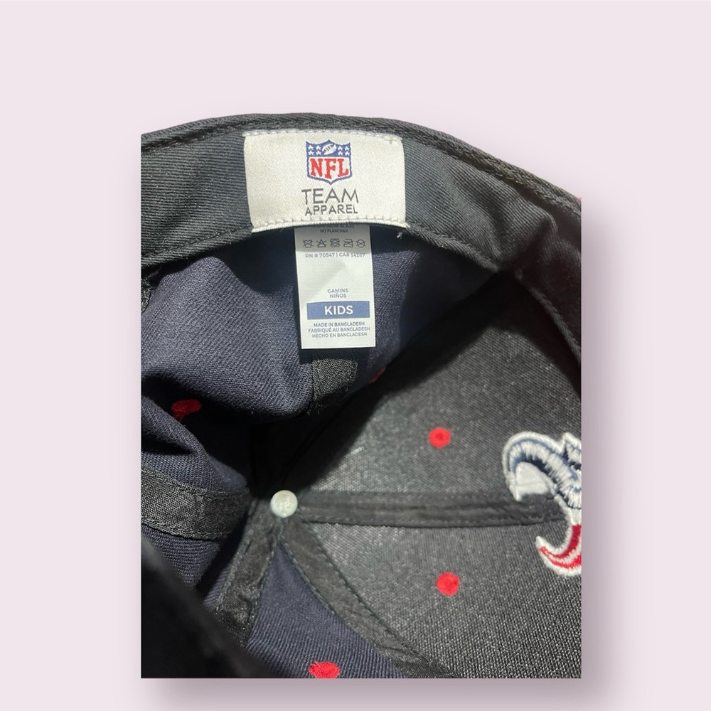 Kids Navy Houston Texans Adjustable Hat - Picture 5 of 7